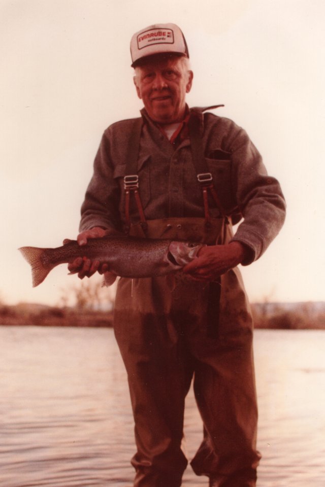 Al Thieler with fish